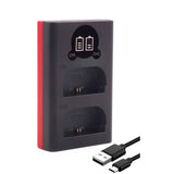 Baxxtar Pro Charger Lcd Dual For Lp-E6