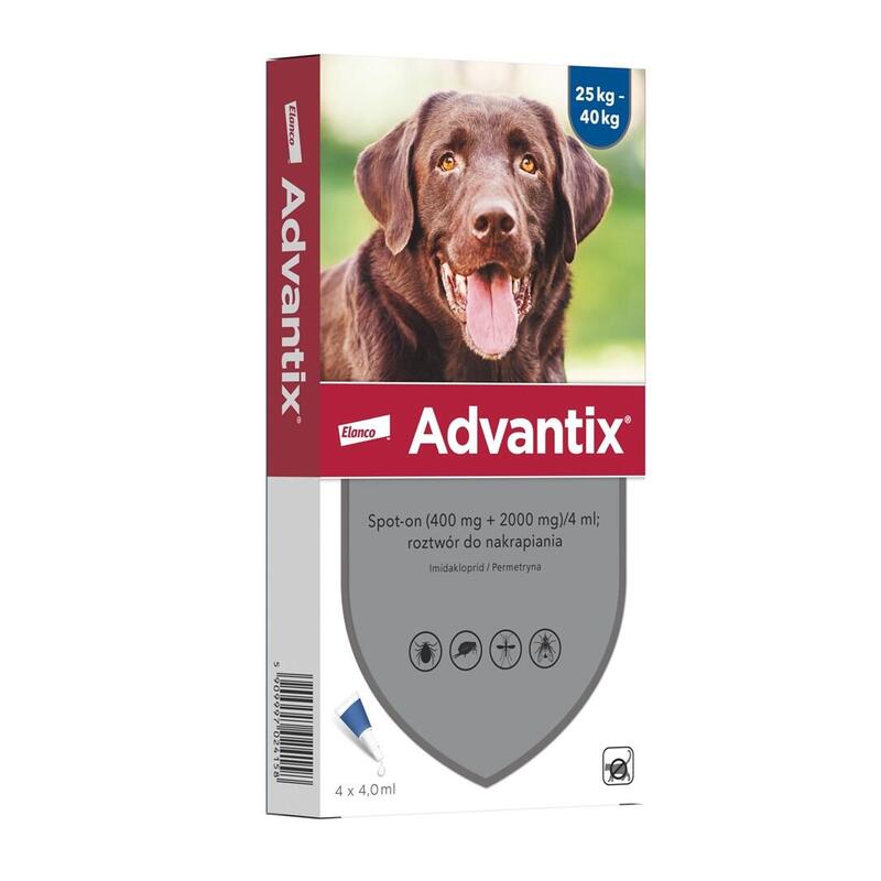 Bayer Advantix  - Gotas Antiparasitarias Para Perros L - 4 X 4 Ml