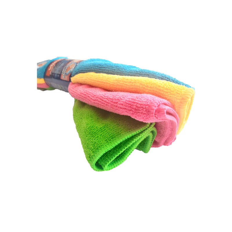 Bayeta Microfibra Colors Xl 4 Unid 167355 Vileda