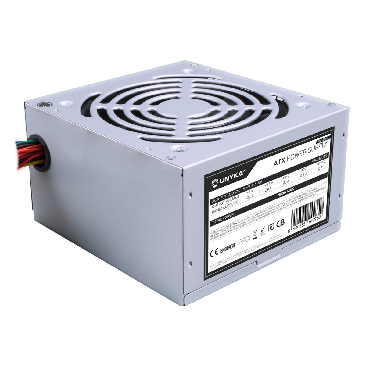 Fuente De Alimentacion Unykach Atx  500w 52099