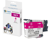 G&G Tinte Compatible Con Brother Lc527m(900 Páginas) Magenta