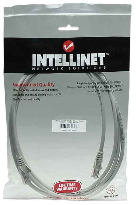 EAN 0766623319867 - Intellinet 319867 cable de red Gris 7,5 m U/UTP (UTP) imagen 2