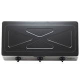 Vitrokitchen 360ib. Color Del Producto: Negro Acero Inoxidable Tipo De Instalación: Encimera Tipo De Quemador: Encimera De Gas. Tipo De Control: Giratorio Control De Posición: Frente. Tipo De Gas: Propano/Butano. Ancho: 710 Mm Profundidad:
