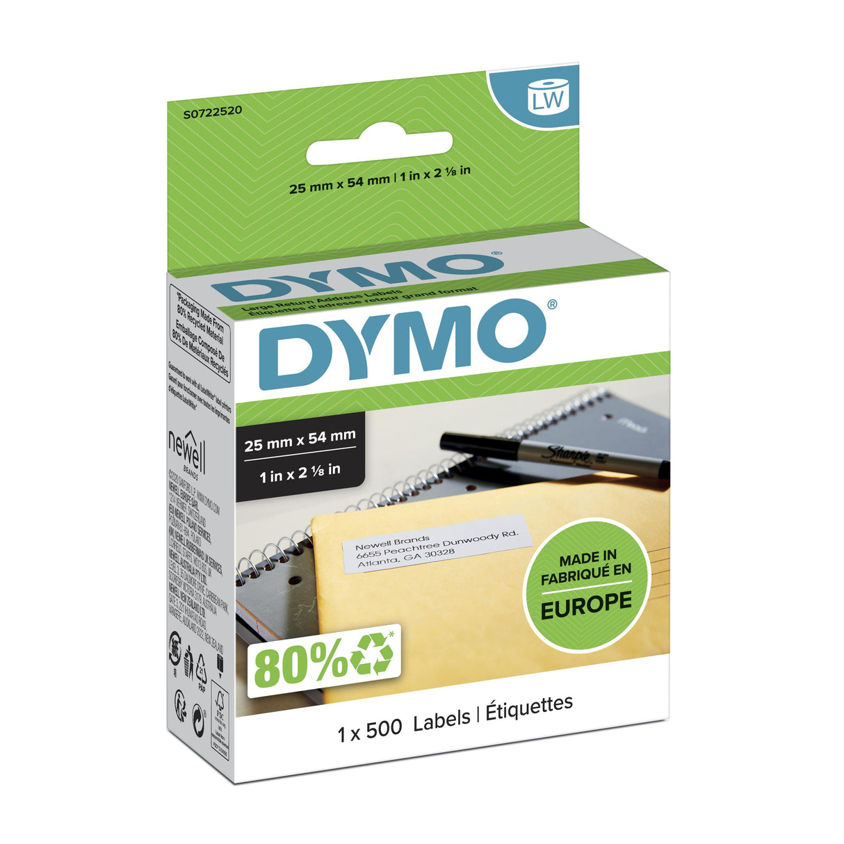 EAN 5411313113526 - DYMO LW Blanco Etiqueta para impresora autoadhesiva imagen 1