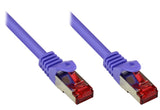 Goodconnections Cable De Red Con Protector De Pestaña, Cat. 6, S Ftp, Pimf, Pvc, 250mhz, Violeta, 15m,