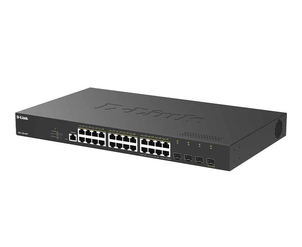 D-Link Dgs-1250-28xp/E Switch Smart Managed Poe+ 4x 10g - Switch - 1 Gbps