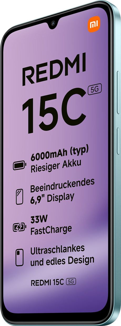 EAN 6932554458669 - Xiaomi Redmi 15C 17,5 cm (6.9") 5G USB Tipo C 4 GB 128 GB 6000 mAh Verde imagen 4