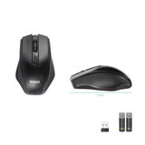 Ratón Inalámbrico Tooq Tqmw-1102-B Hasta 1600 Dpi