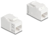 Keystone Modul Kupplung Rj45 Buchse Zu Rj45 Buchse Utp Cat.6a Weiss