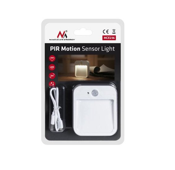 Lampa Led Schodowa Z Sensorem Ruchu Mce236