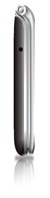 Beafon Sl645 Silver Line, Teléfono Plegable Con Teclas Grandes, Negro