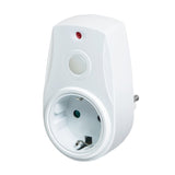 Enchufe Con Sensor Dia Noche Blanco   Logilink