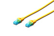 EAN 4016032212607 - Digitus Patch Cable, UTP, CAT5E 5.0m cable de red Amarillo 5 m U/UTP (UTP) imagen 1