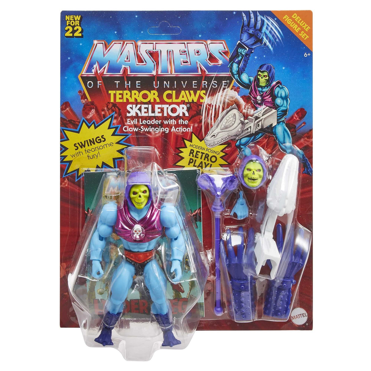 Masters Of The Universe Origins Deluxe Actionfigur (14 Cm) Terror Skeletor, Spielfigur Hdt23