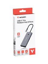 EAN 0023942321545 - Verbatim CMH-14 USB Tipo C 5000 Mbit/s Plata imagen 2