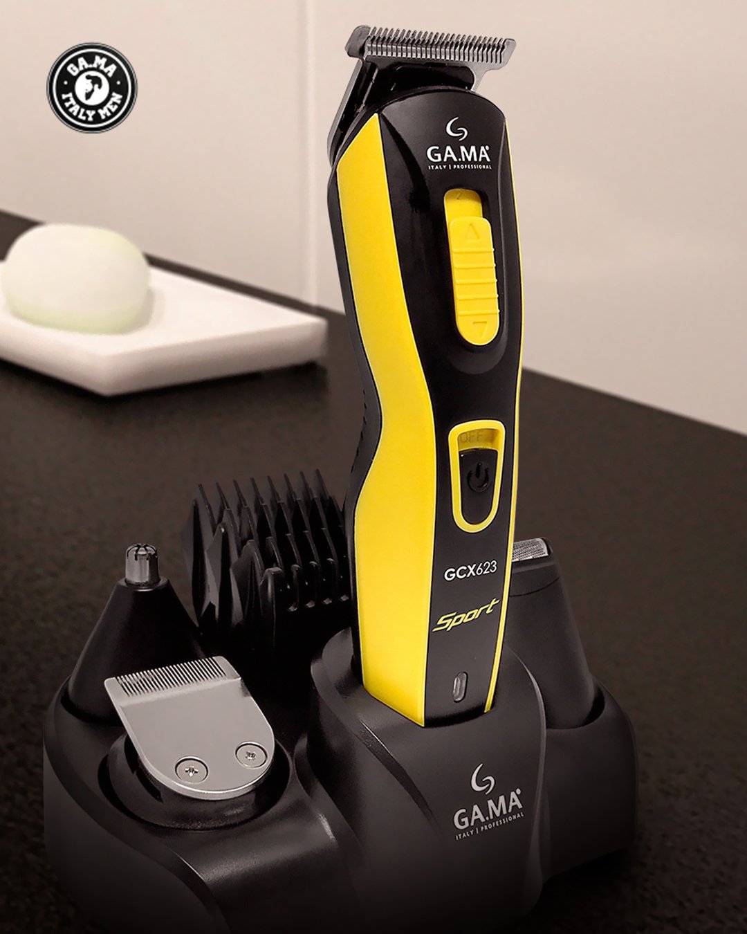 Recortadora Deportiva Ga.Ma Gm3270, Negro Amarillo