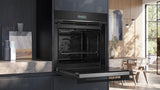 Siemens Hb774g1b1 Iq700, Horno Negro/Acero Inoxidable, 60 Cm, Home Connect Hb774g1b1