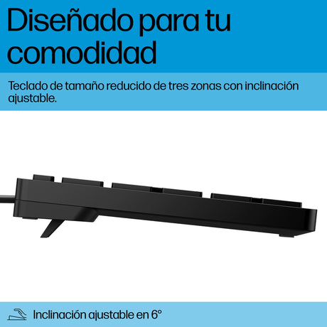 EAN 5715063732823 - HP 320K Wired Keyboard teclado Oficina USB Negro imagen 5