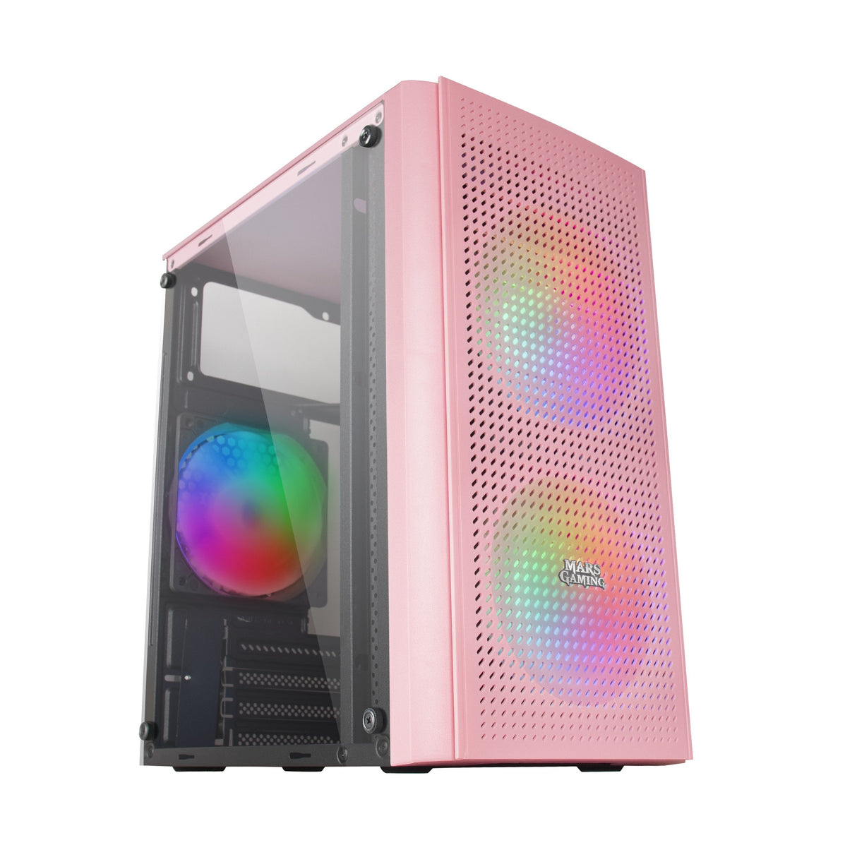 Caja Pc Marsgaming Mc300  Rosa