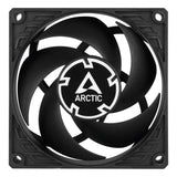 Ventilador  Arctic P8 Pwm Pst Co 8 Cm Negro