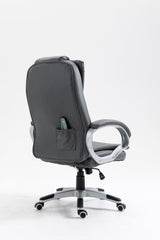 Silla  Activejet De Oficina Calefactable Con Masaje Yk7304 Gris