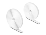 Delock 20920 Cinta De Gancho Y Bucle De Alta Resistencia La 10 M X An 20 Mm Blanco