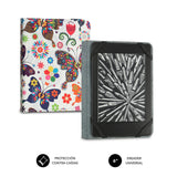 Funda Para Libro Electrónico Subblim 1ec010 Clever Ebook Case 6' Mariposas