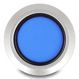 Drucktaster Zum Einbau 22 Mm 5 X Lötanschluss Taster Flach Kunststoff Led Blau