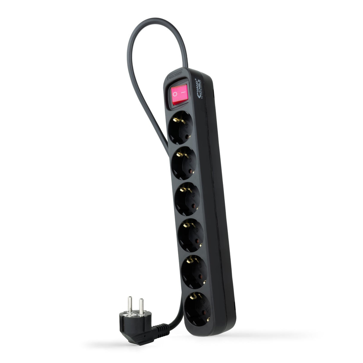 EAN 8433281010192 - Nanocable 10.37.0006-BK base múltiple 1,4 m 6 salidas AC Interior Negro imagen 1