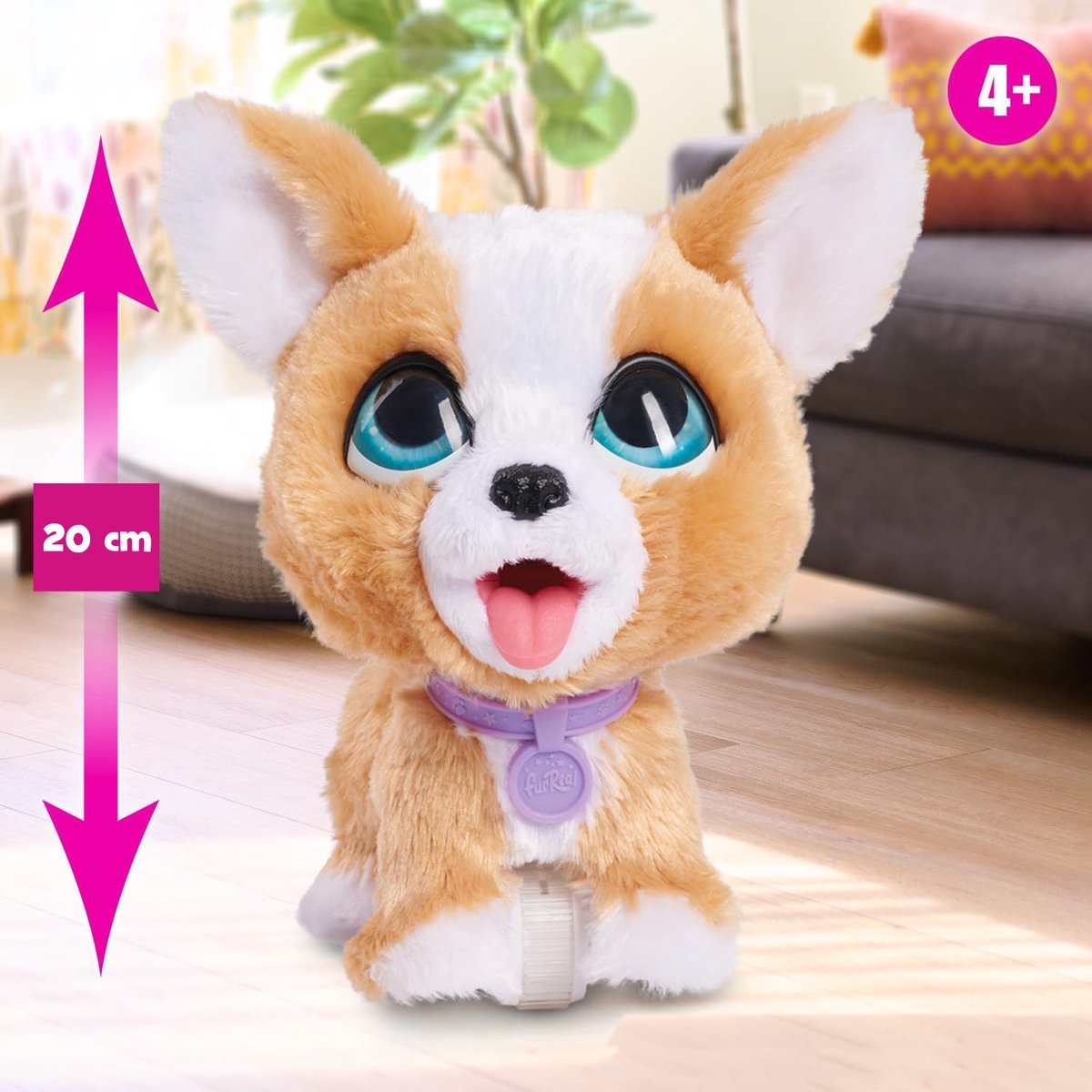 Peluche Interactivo Corgi Poopalots Furreal