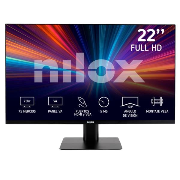 Monitor 21.5" Nilox Nxm22fhd11 Fhd Hdmi-Vga