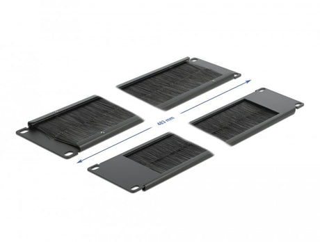 EAN 4043619664825 - DeLOCK 66482 accesorio de bastidor Panel pasacables con cepillo imagen 2