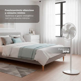Ventilador De Pie Grunkel Fs-14pr 30w 7 Aspas 35cm 12 Velocidades