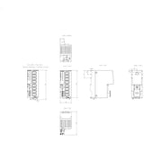 Siemens 6gk52080ga002tc2 6gk5208-0ga00-2tc2 Red Switch