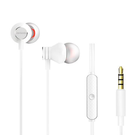 EAN 8435256897630 - Aiwa ESTM-50WT auricular y casco Auriculares Alámbrico Dentro de oído Llamadas/Música Blanco imagen 1