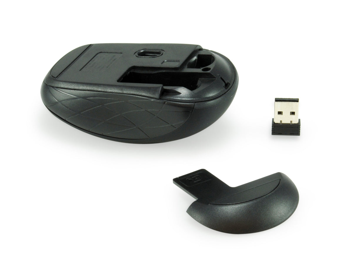 Equip  Ratón Óptico Inalámbrico, Mini Negro