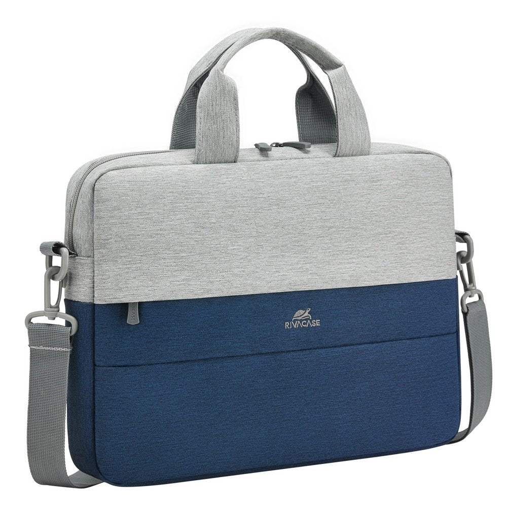 Maletin Rivacase 14" 7522 Grey/Dark Blue  Para Portátil  Azul, Gris