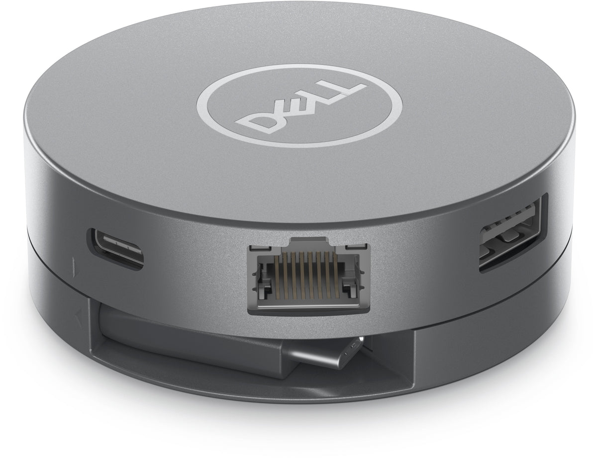 Dell Da305 Alámbrico Usb 3.2 Gen 2 (3.1 Gen 2) Type-C Plata