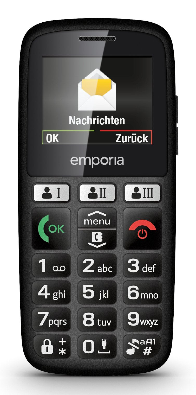 Emporia Happy 70 G Negro Teléfono Básico