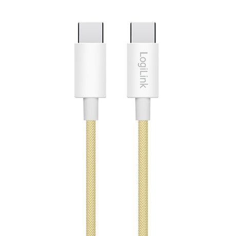 EAN 4052792078060 - LogiLink CU0349 cable USB USB 2.0 1 m USB C Amarillo imagen 2