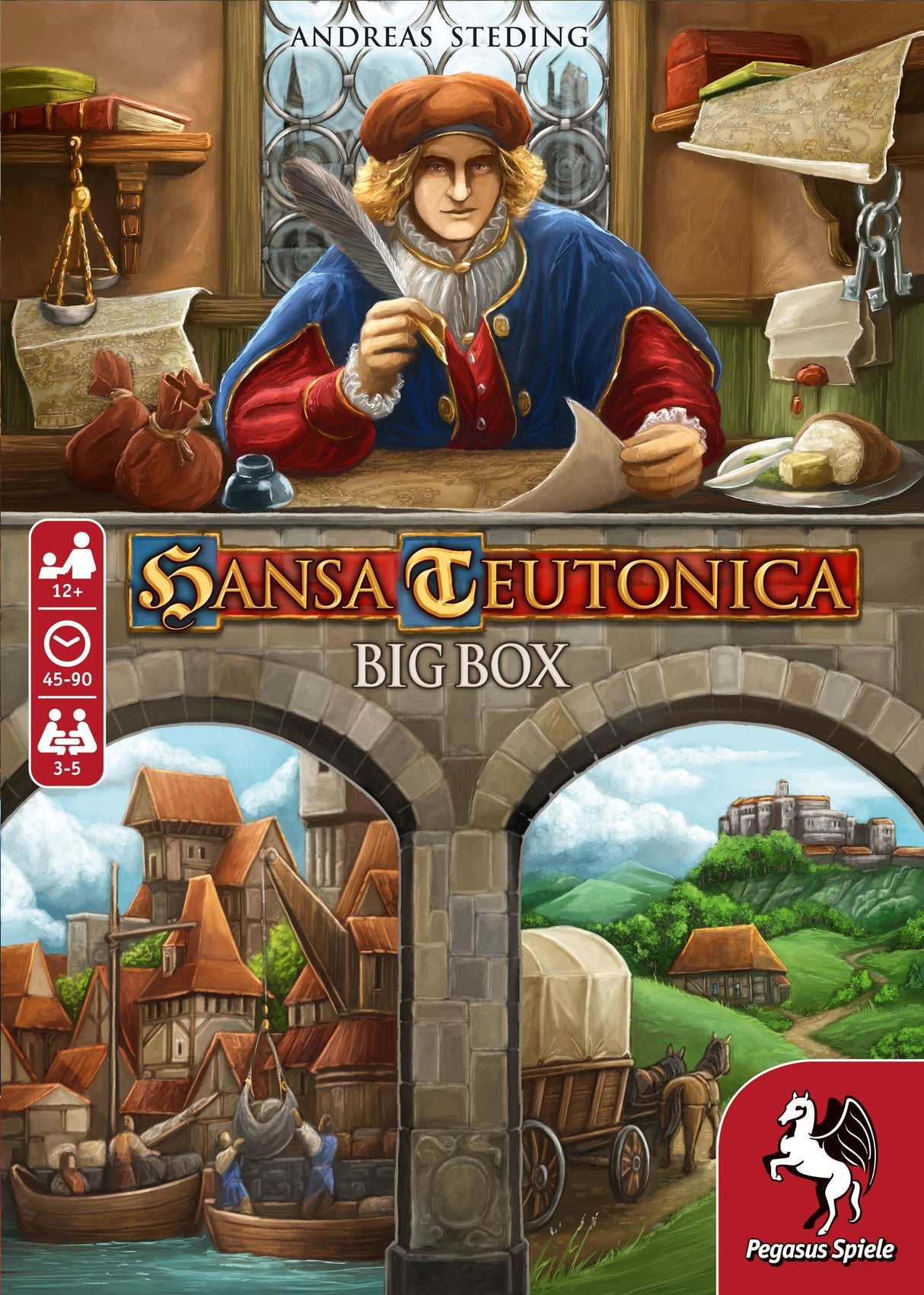 Pegasus Hansa Teutonica Big Box, Juego De Mesa 55148g