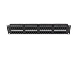 Patch Panel Lanberg 48 Puertos 2u 19? Cat.6 Negro