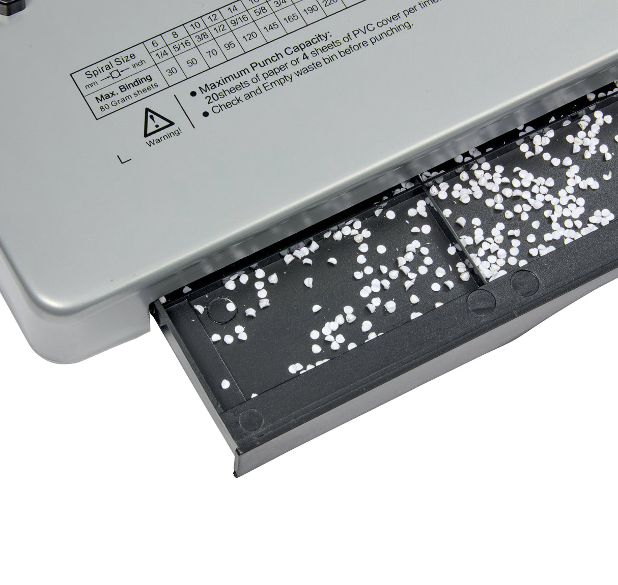 Gbc Mc59 Encuadernadora A4 De Espiral Metalica - Encuaderna Hasta 450 Hojas - Perfora Hasta 20 Hojas - Alicate De Corte