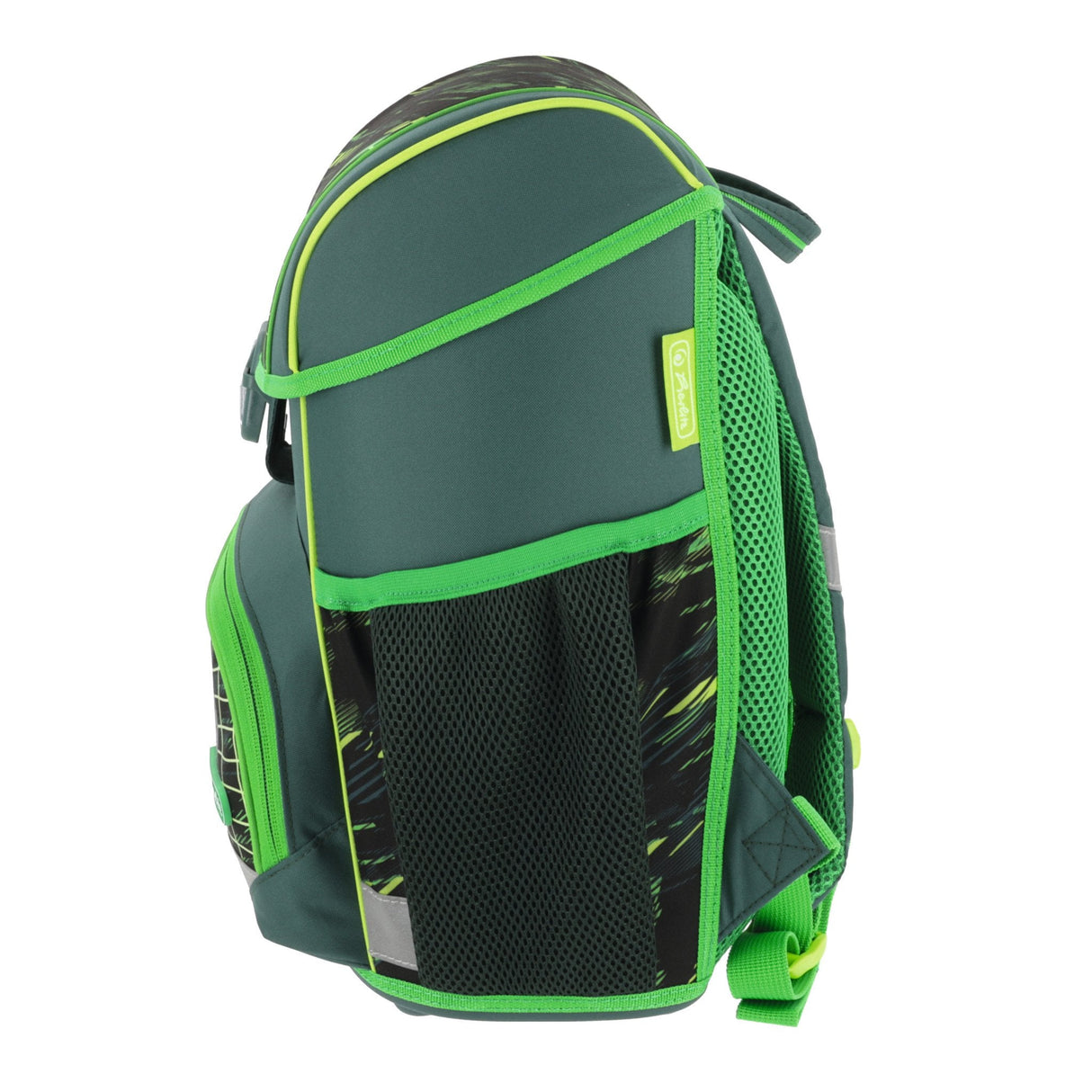 Herlitz Loop Plus Game Changer Juego De Mochila Escolar Niño Poliéster Negro, Verde