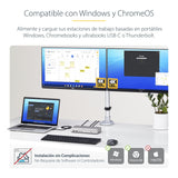 Startech.Com Usb4 Docking Station, Usb-C 40gbps, Dual Video Hdmi, Up To 2x 4k 60hz 4:4:4 (Rgb) Or 2x 4k 120hz 4:2:2, Mul