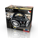EAN 5902934838580 - Adler AD 1181 reproductor de CD Reproductor de CD portátil Negro, Plata imagen 10