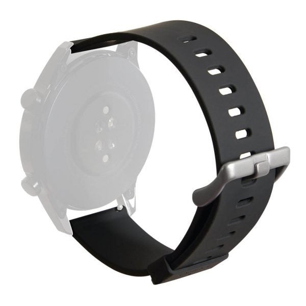 Puro Icon Silicon Armband Universal 20mm Schwarz