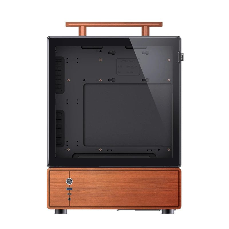 Jonsbo T7 Pc-Gehäuse, Midi-Tower, Matx, Tempered Glass - Schwarz