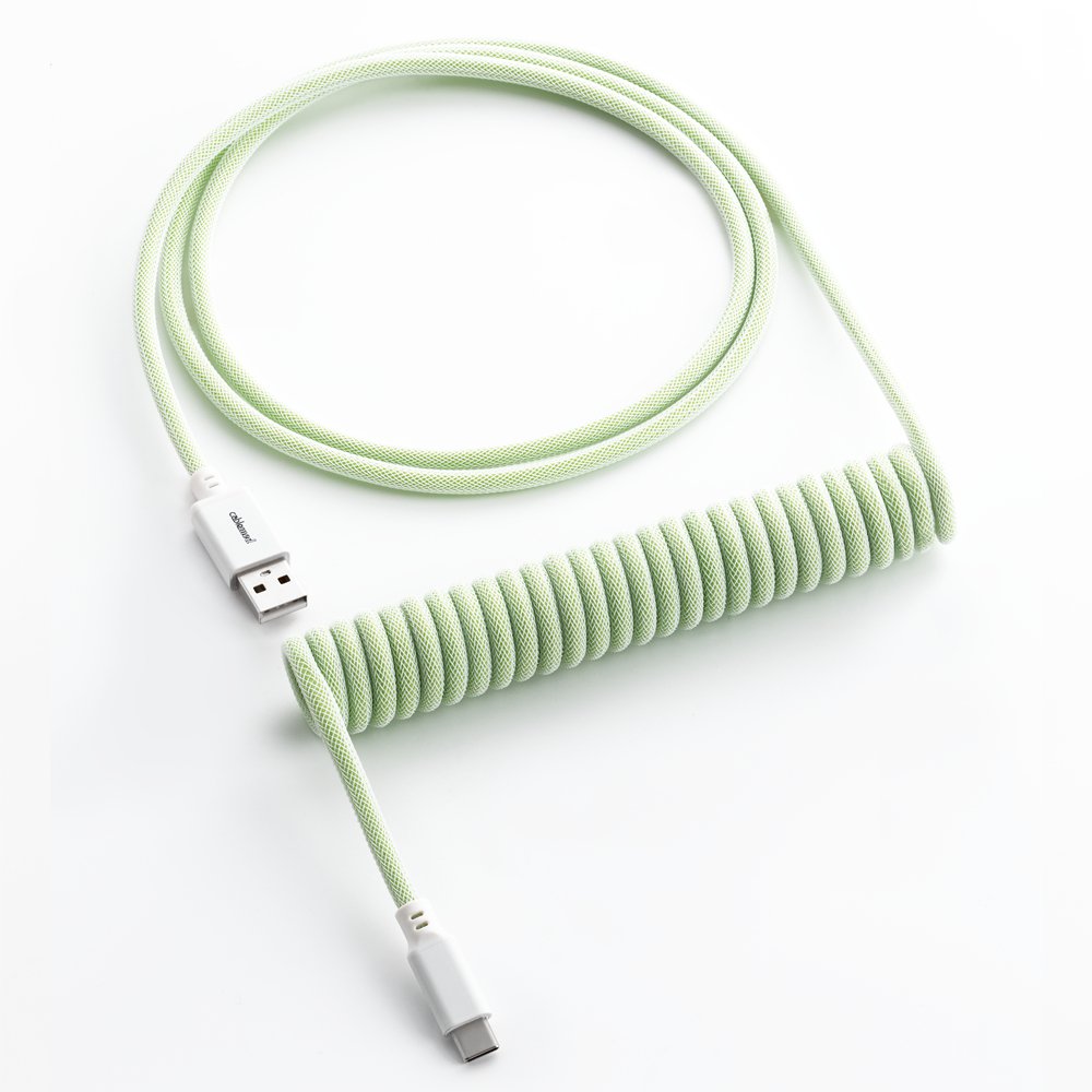Cablemod Classic Coiled Keyboard Cable Usb-C A Usb Tipo A, Verde Lima Sorbet - 150cm