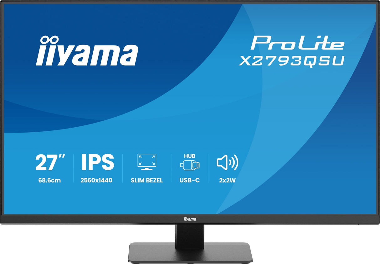 Monitor Iiyama  27" X2793qsu-B1 16:9 Hdmi+Dp+2xusb Ips